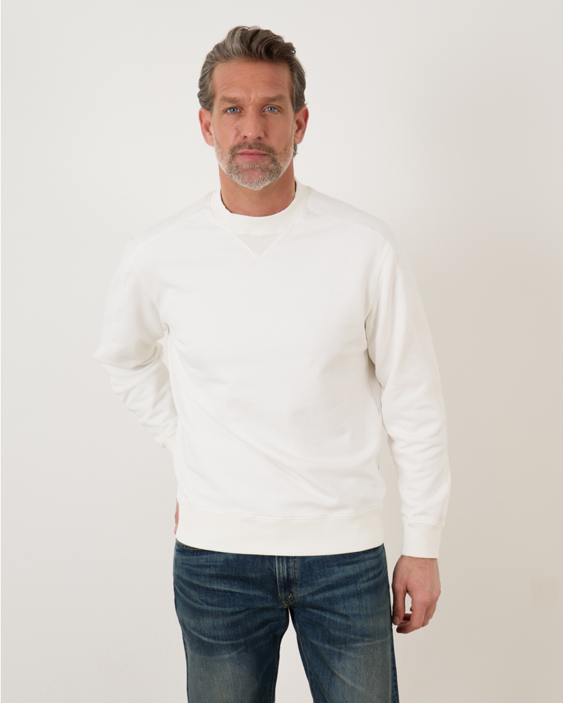 Felpa Crewneck Sweater Ecru