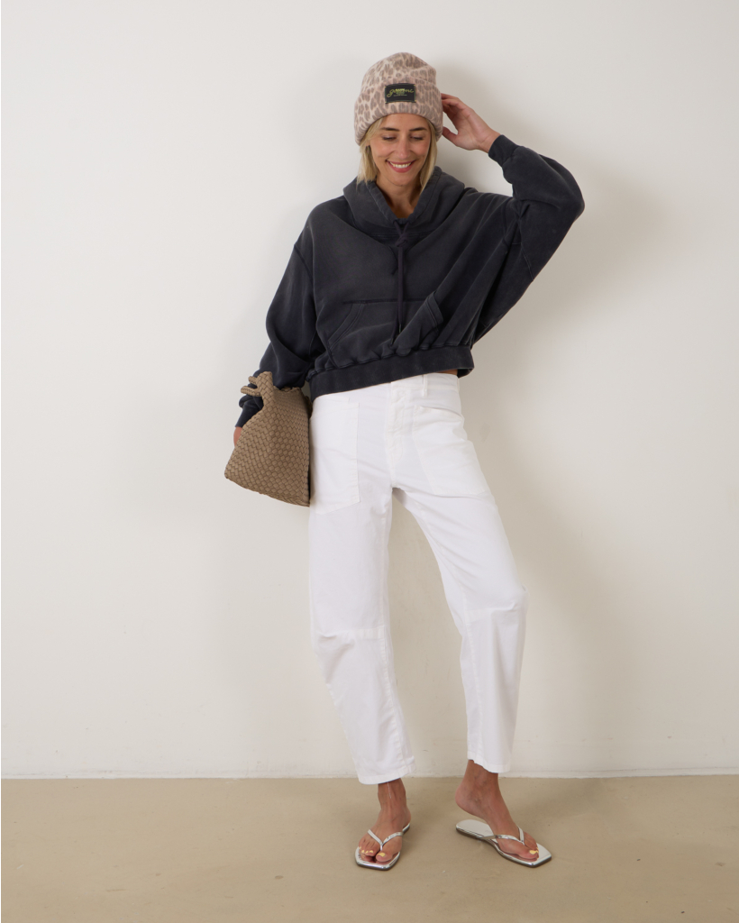 Cropped Popover Sweater