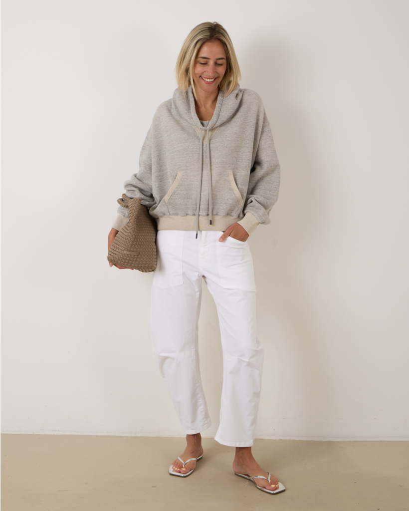 Cropped popover Sweater