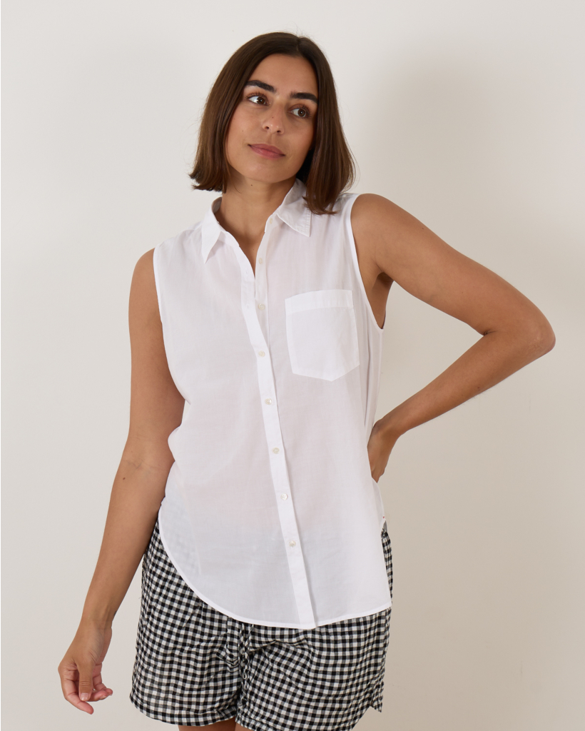 Blouse Brooks White