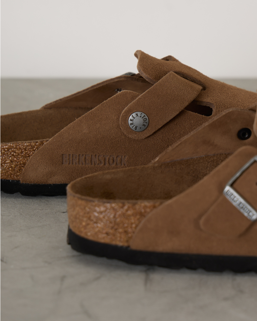 Boston suède instappers Dark Tea Tonal 