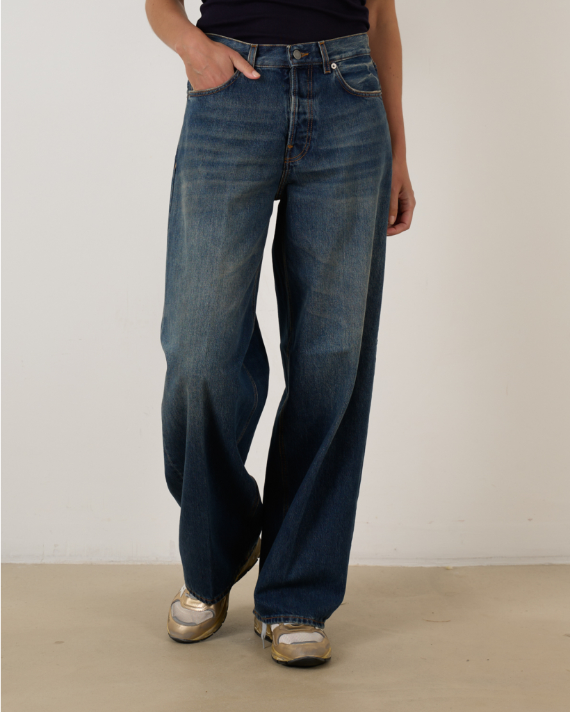Bethany Wide Leg Jeans Intense Blue