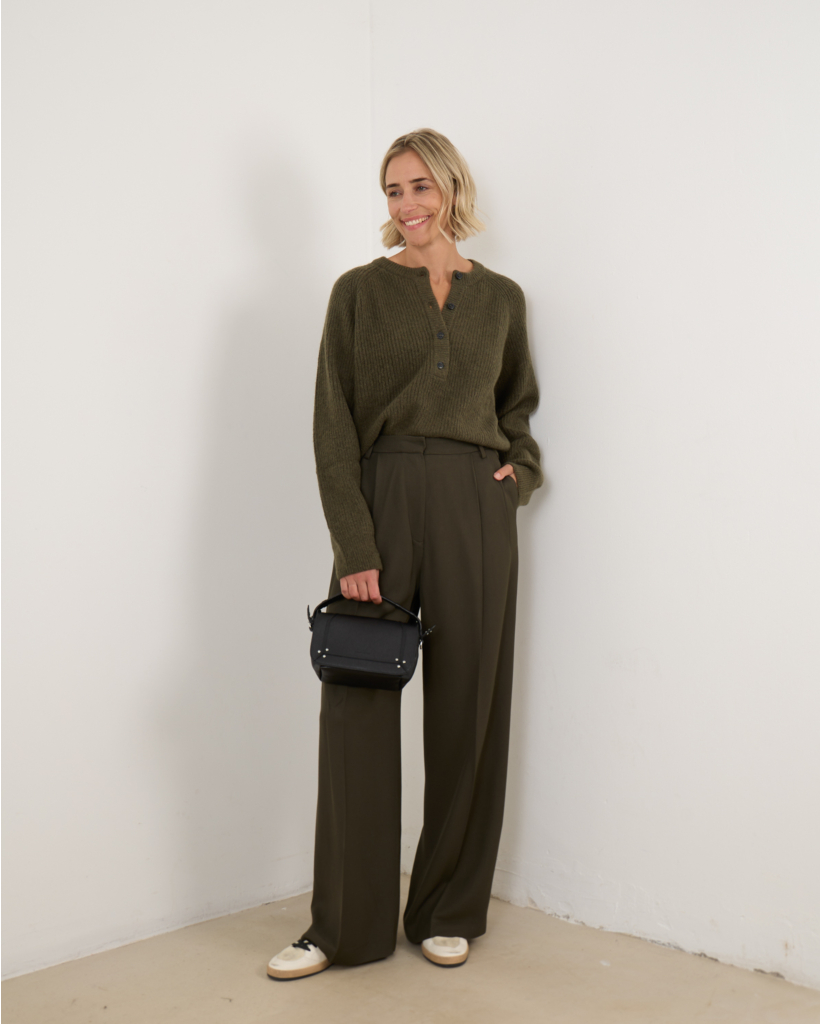 Alano Cardigan Olijf