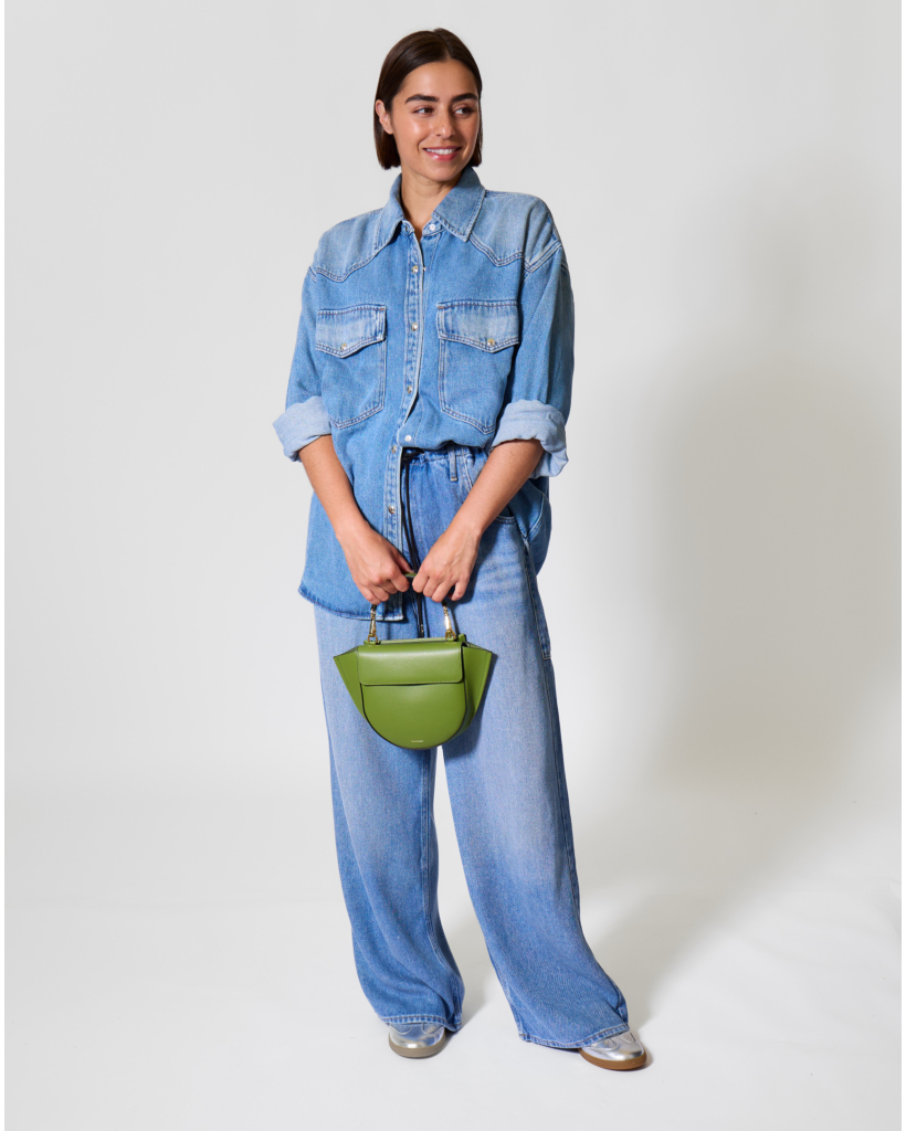 Drawstring Jeans Script