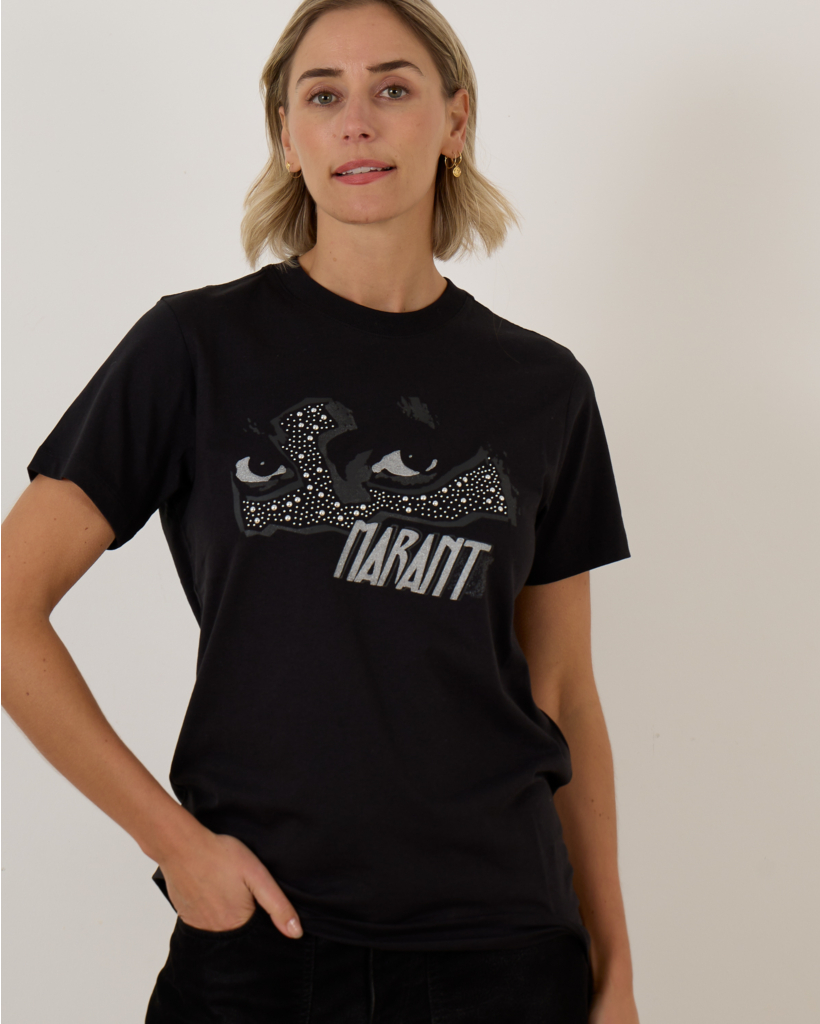 Zoeline T-Shirt Zwart