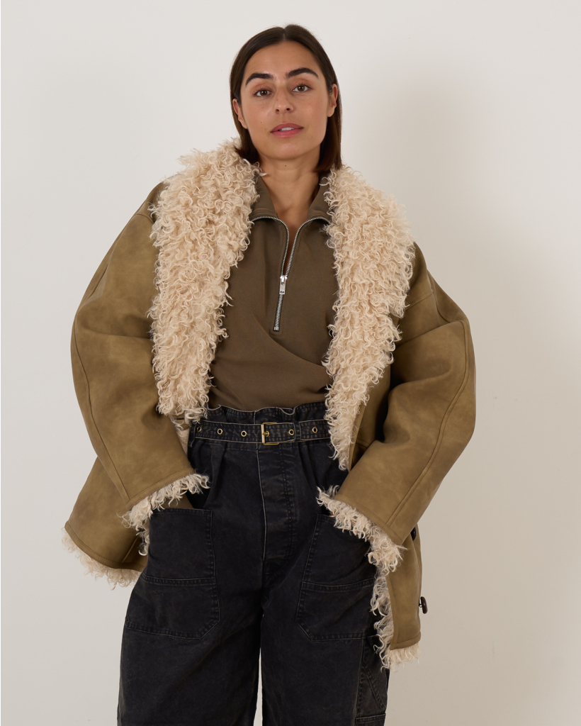 Clea Coat Taupe