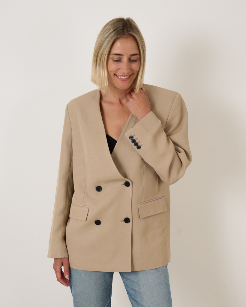 Maron Blazer Beige