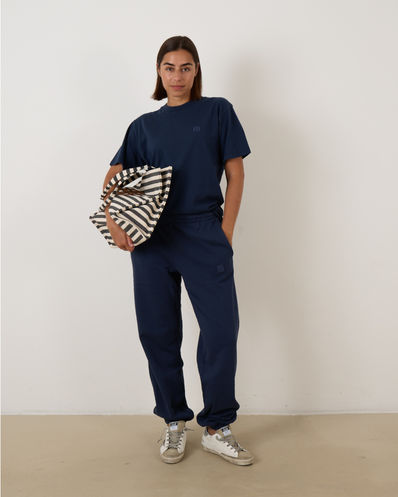 Karter Jogger Framed Monogram Dark Blue