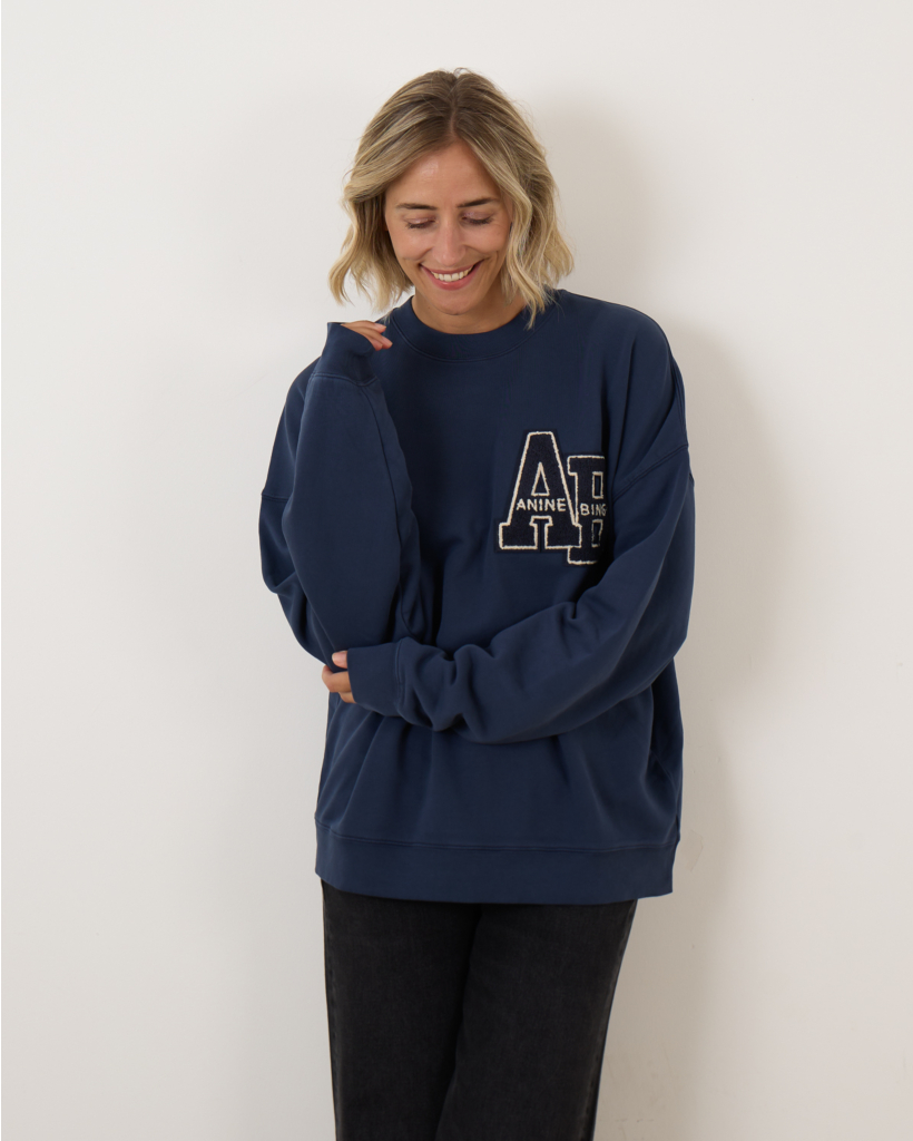 Miles Oversized Sweatshirt Letterman