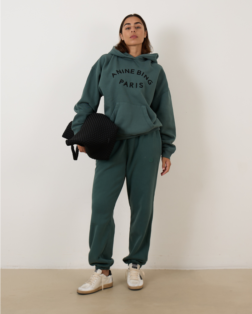 Karter Jogger Framed Monogram Groen