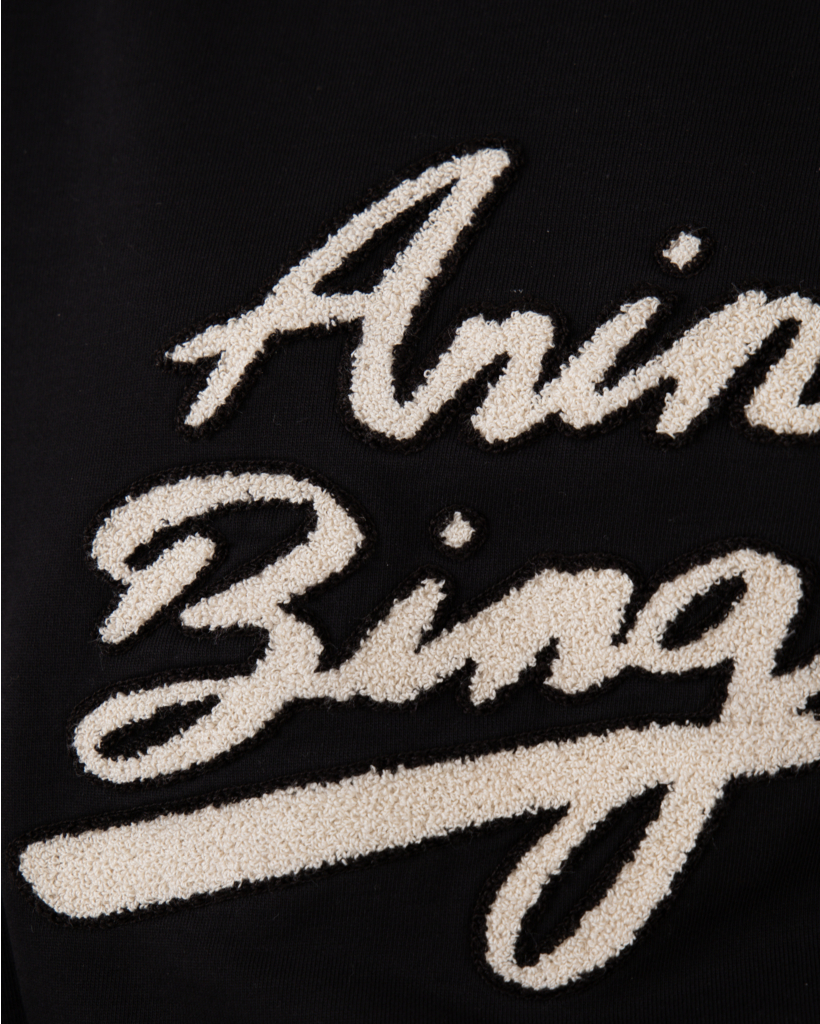 Miles sweater chenille signature zwart