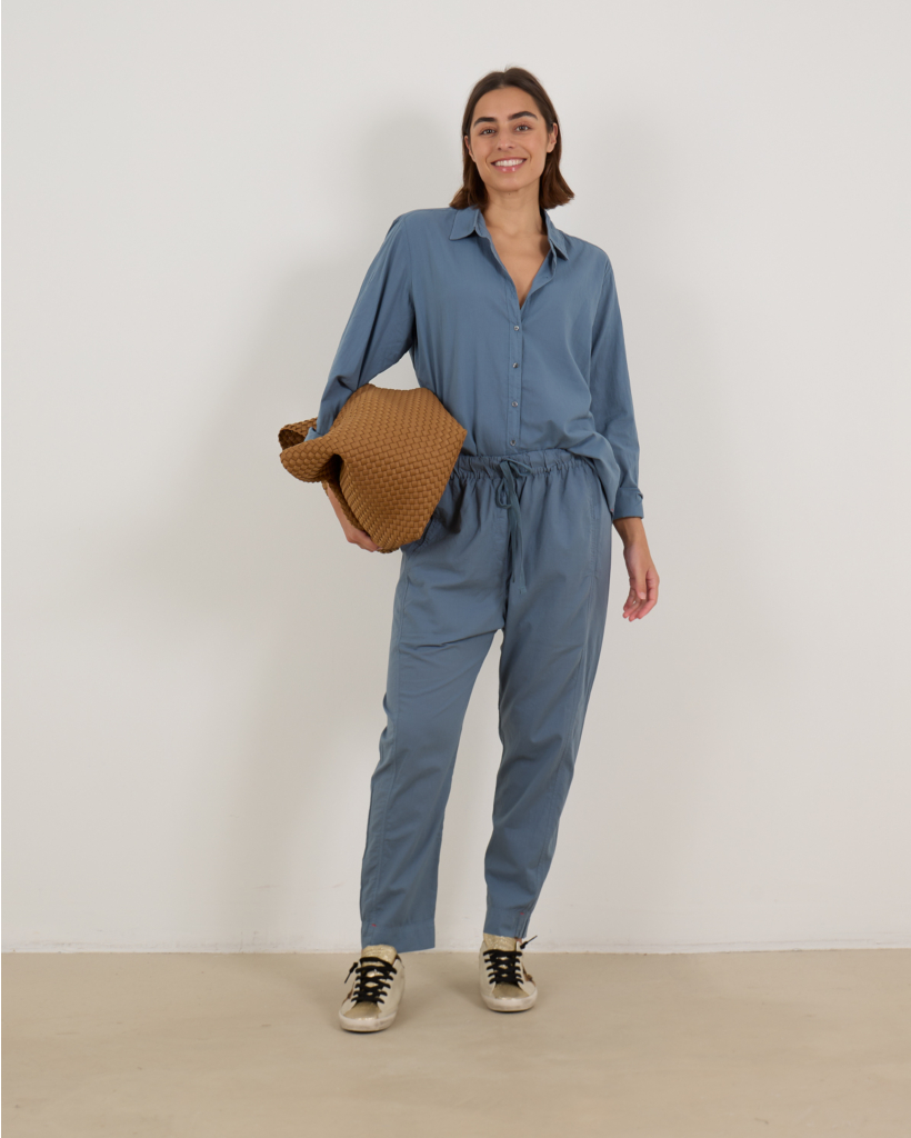 Draper Pant Pantalon Blauw