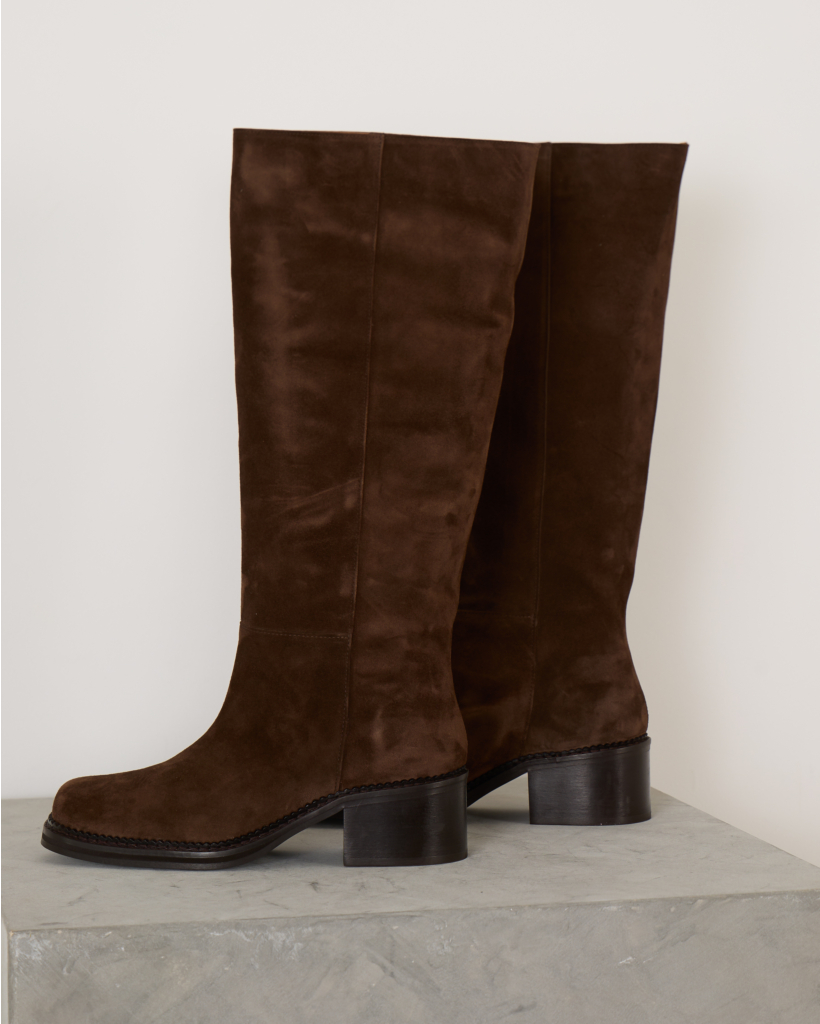 Columba Suède Laarzen Mustang