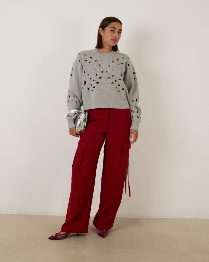 Vanessa Pullover Grey Melange 