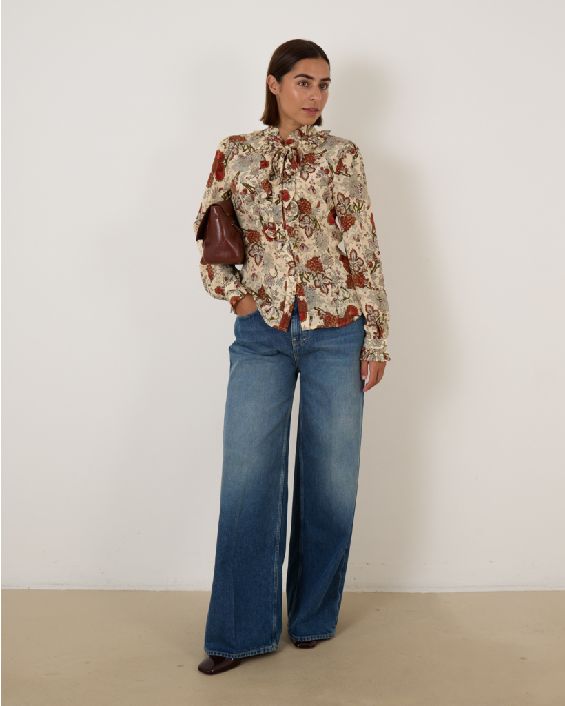 Catroux Silk Blouse Wintergarden