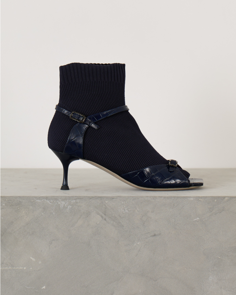 Lianne Pump Navy Sock