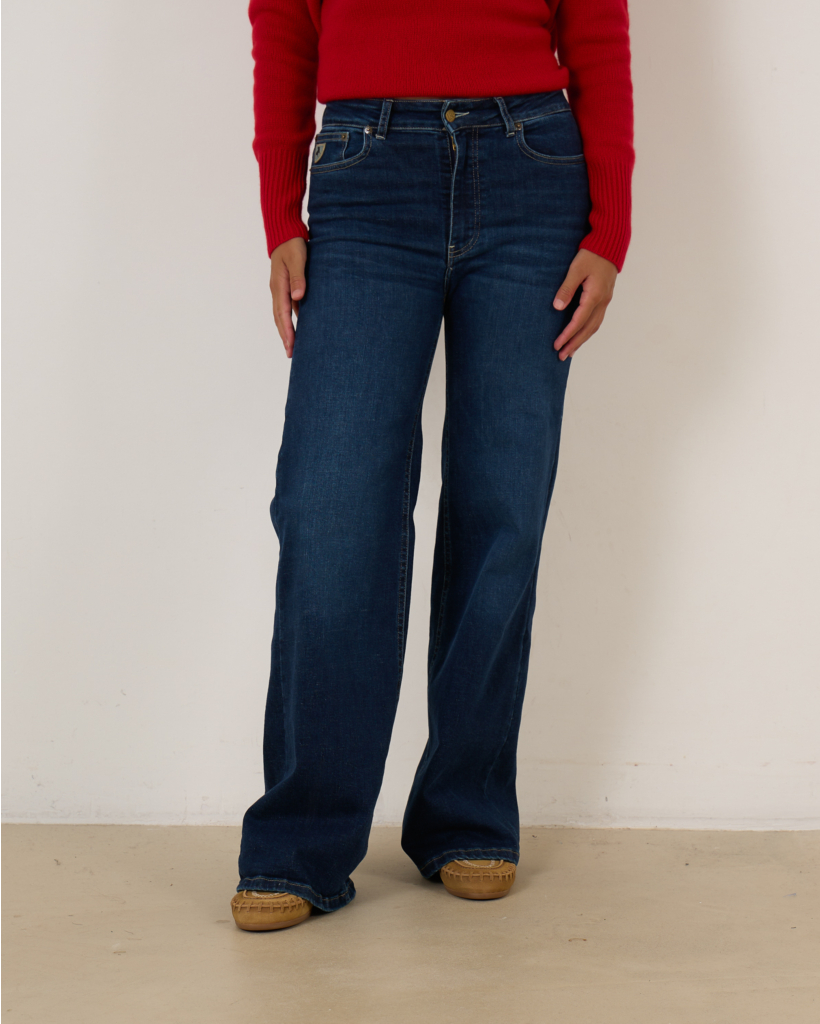 Palazzo Jeans Celtic Wint Blauw L32