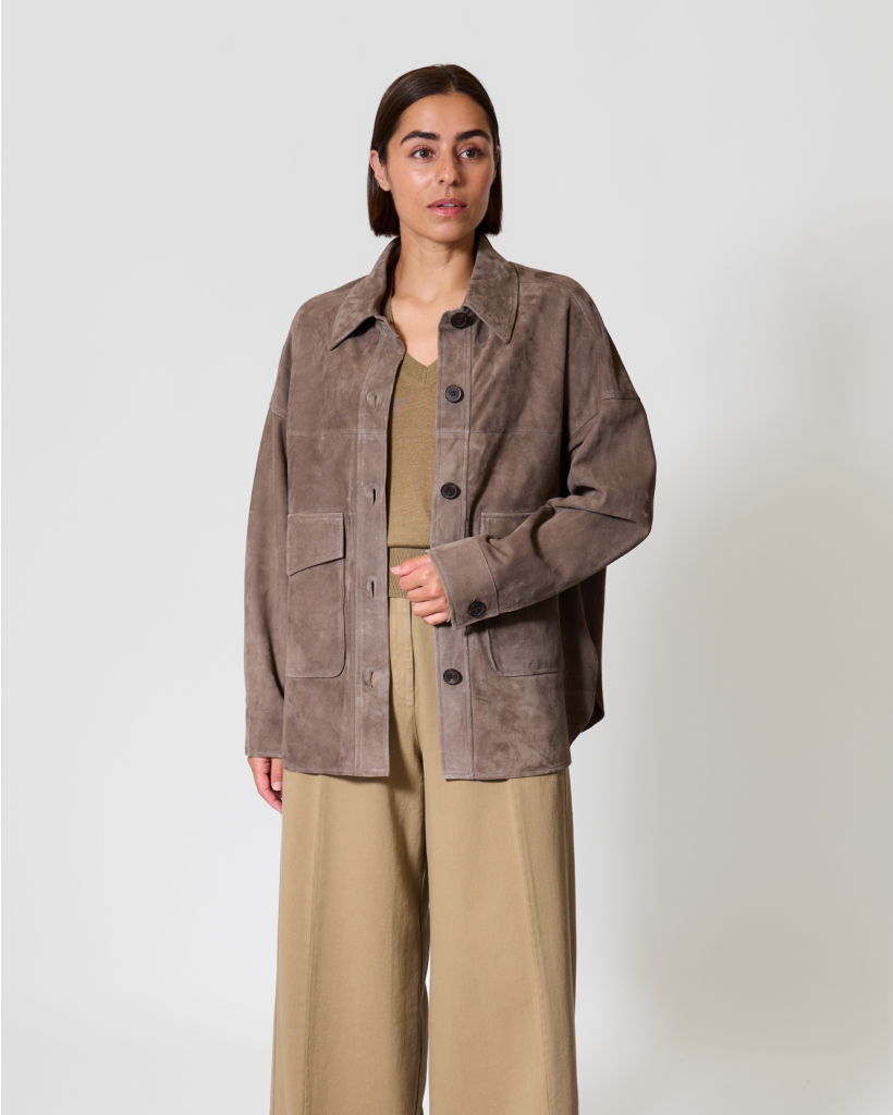 Kaylee Lamb Suede Jack Soil