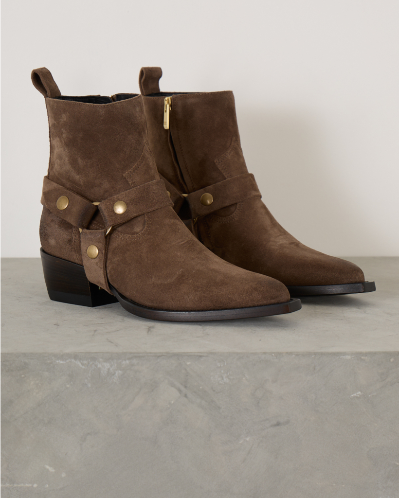 Low Debbie Boots Taupe