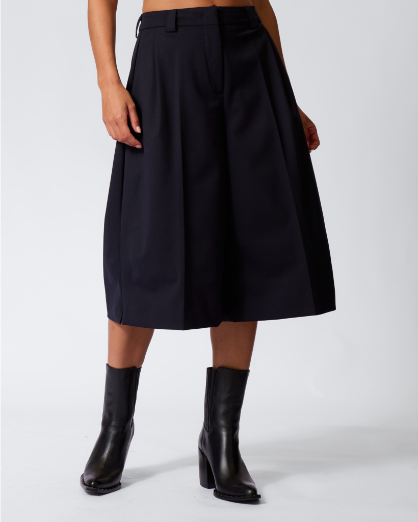 Dakota Wolblend Culotte Night Blue