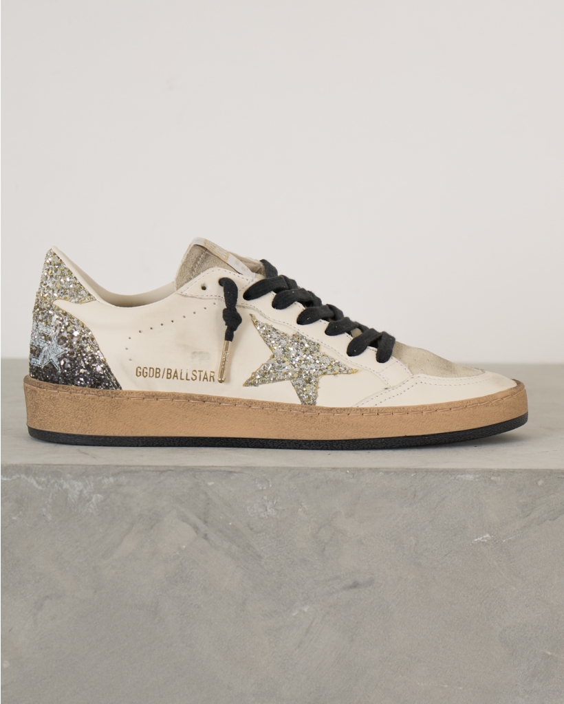 Ball Star Glitter Sneaker White Seepearl
