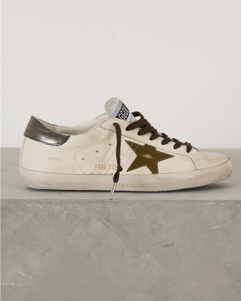 Super Star Sneakers Wit Groen