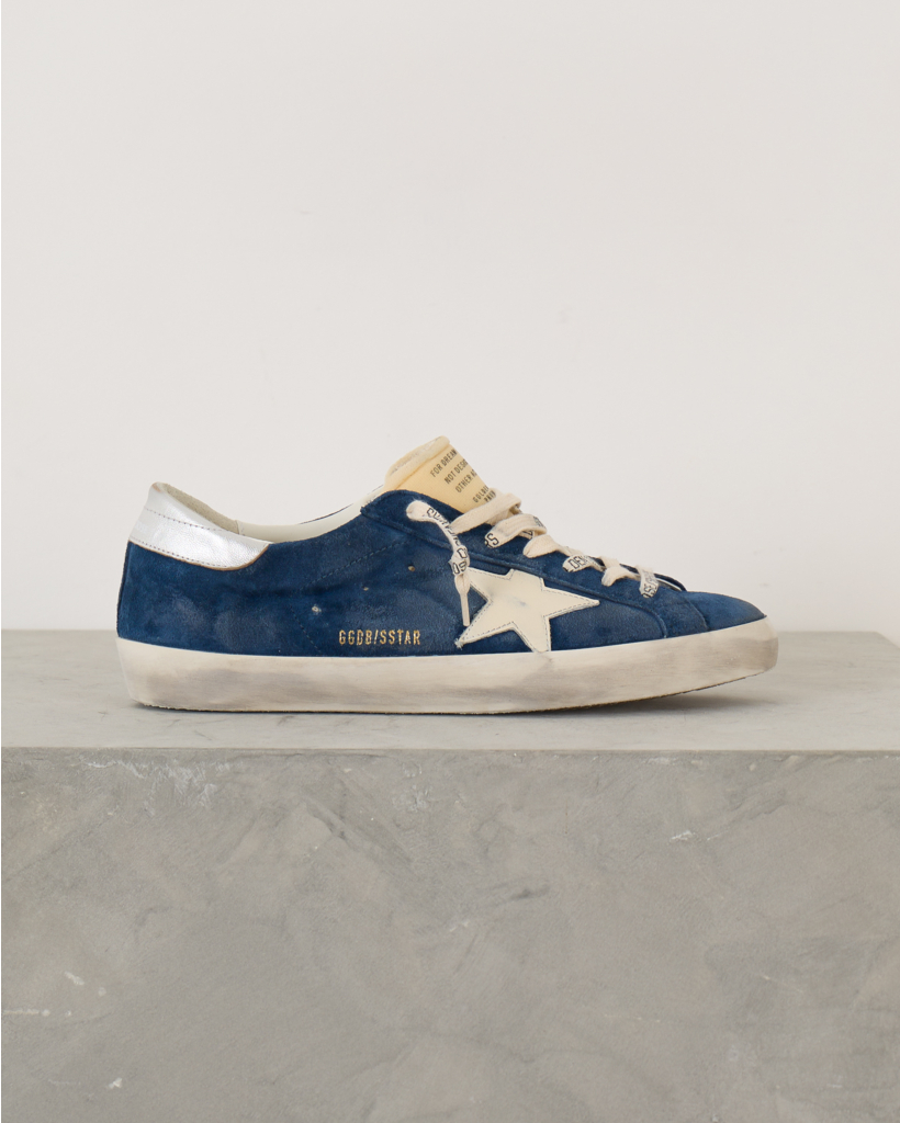 Sneaker Aviator Blauw/Creme