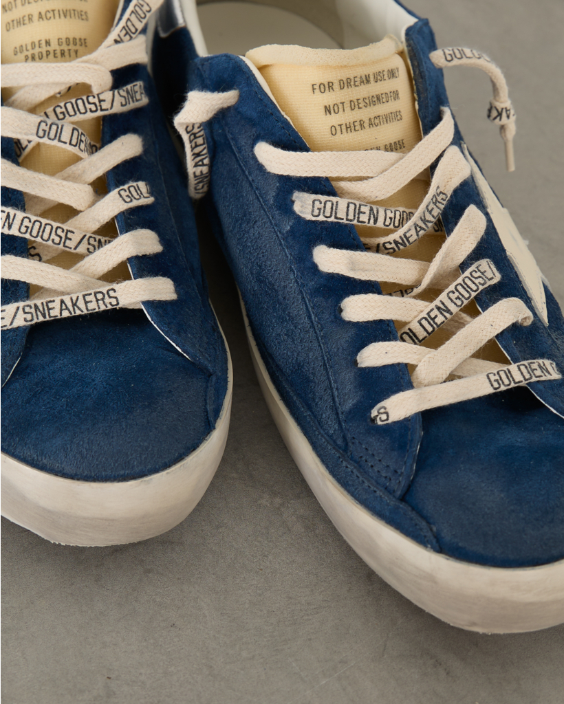 Sneaker Aviator Blauw/Creme