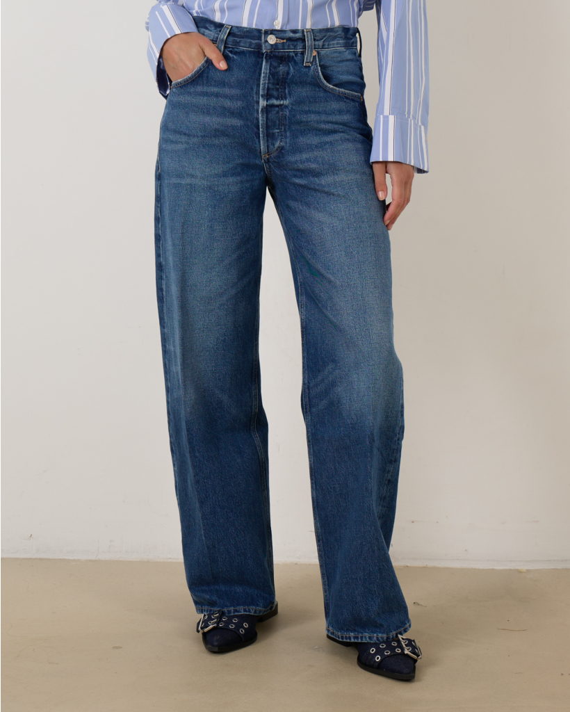 Ayla Baggy Crop Jeans Claremont