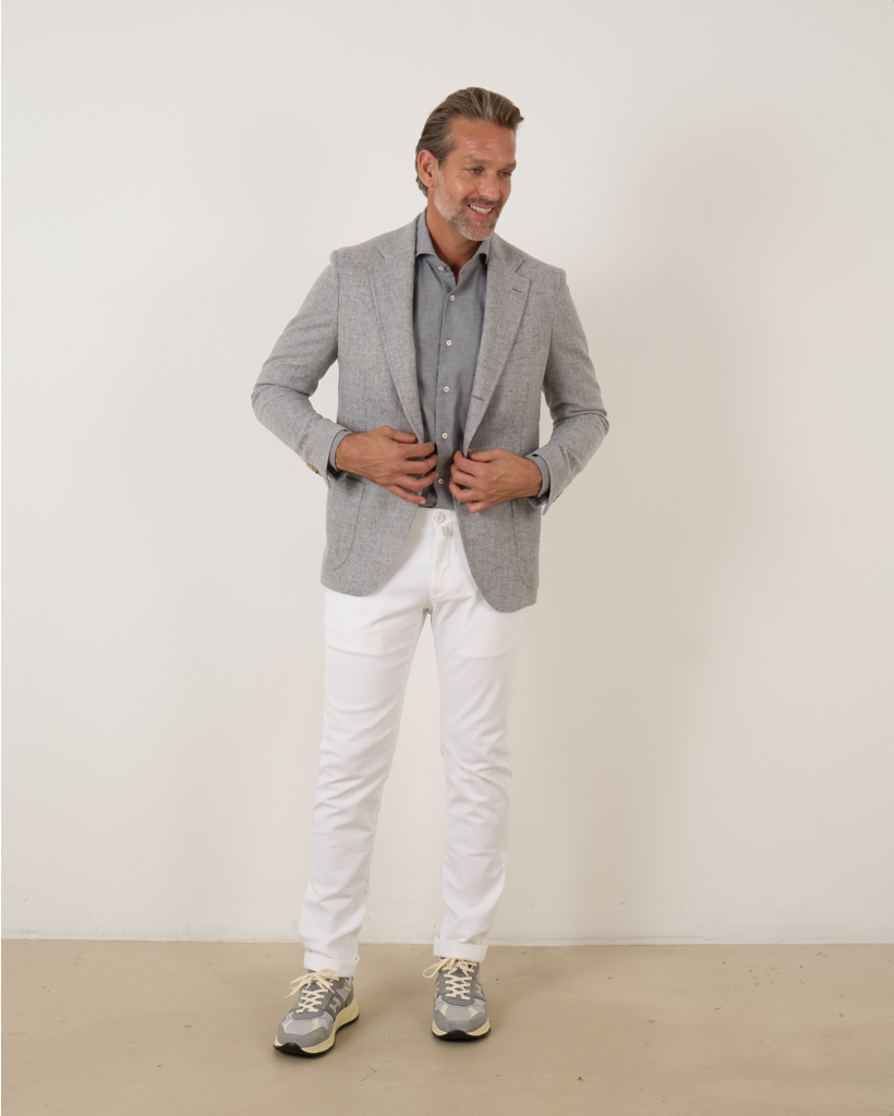 Bobby Slim Chino Jeans White