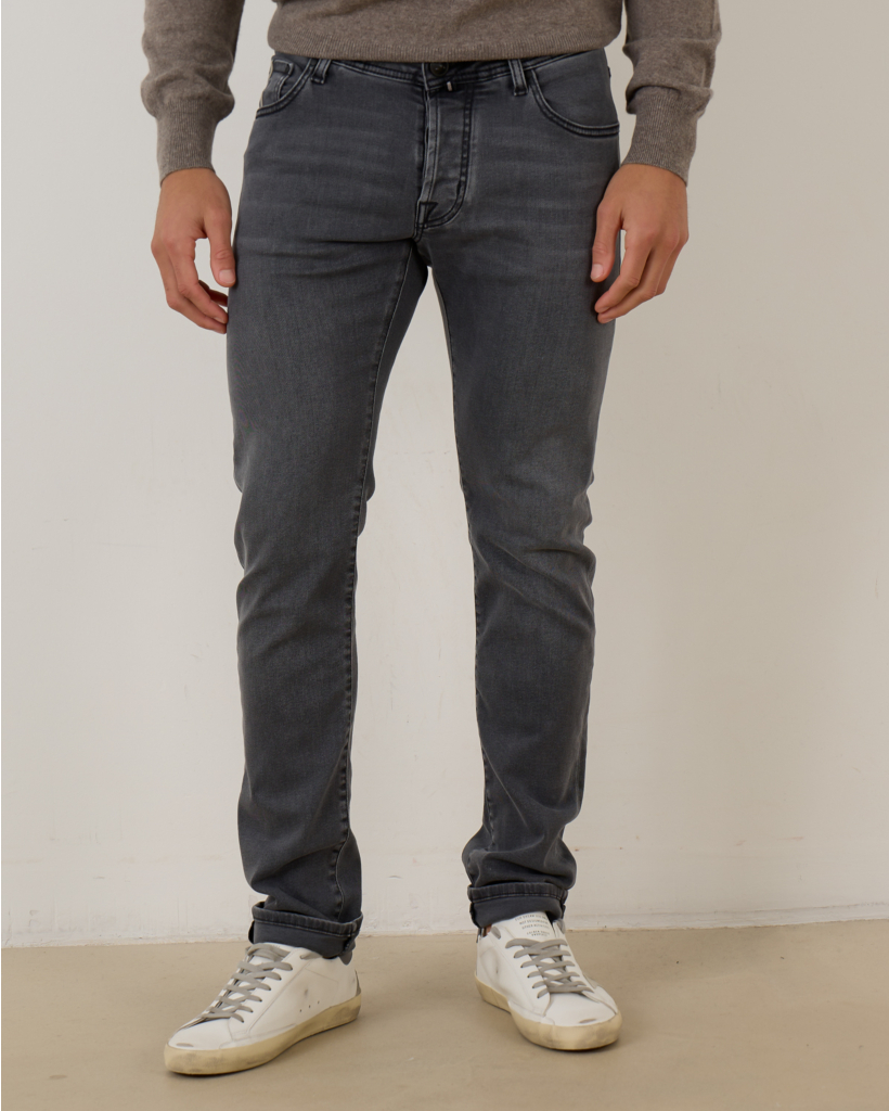 Nick Slim Jeans Grijs