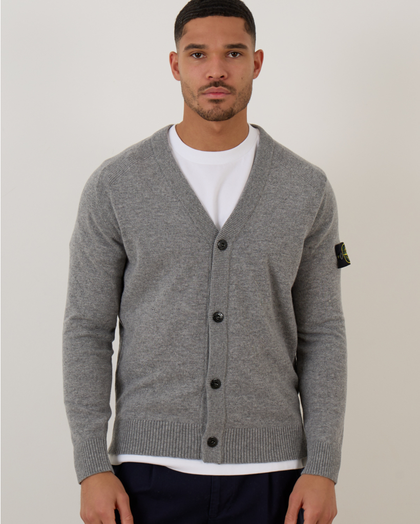 Wool Cardigan Grijs