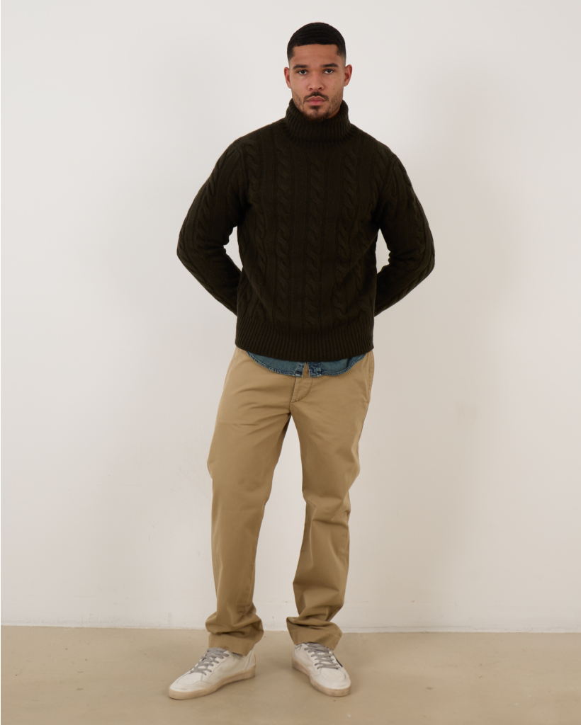 Slim Fit Denim Western Overhemd