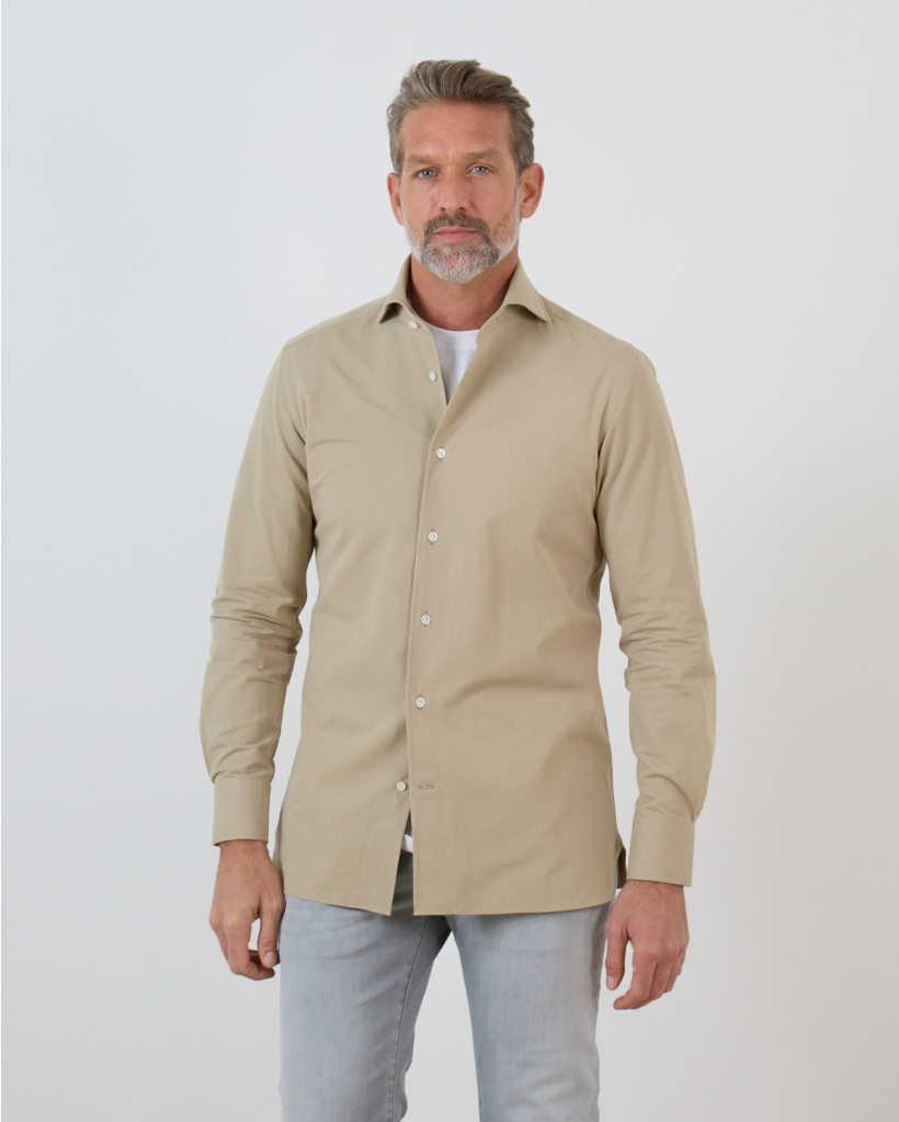 Overhemd Taupe