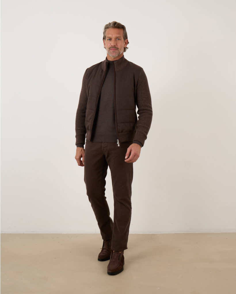 Nick Slim Jeans Marrone