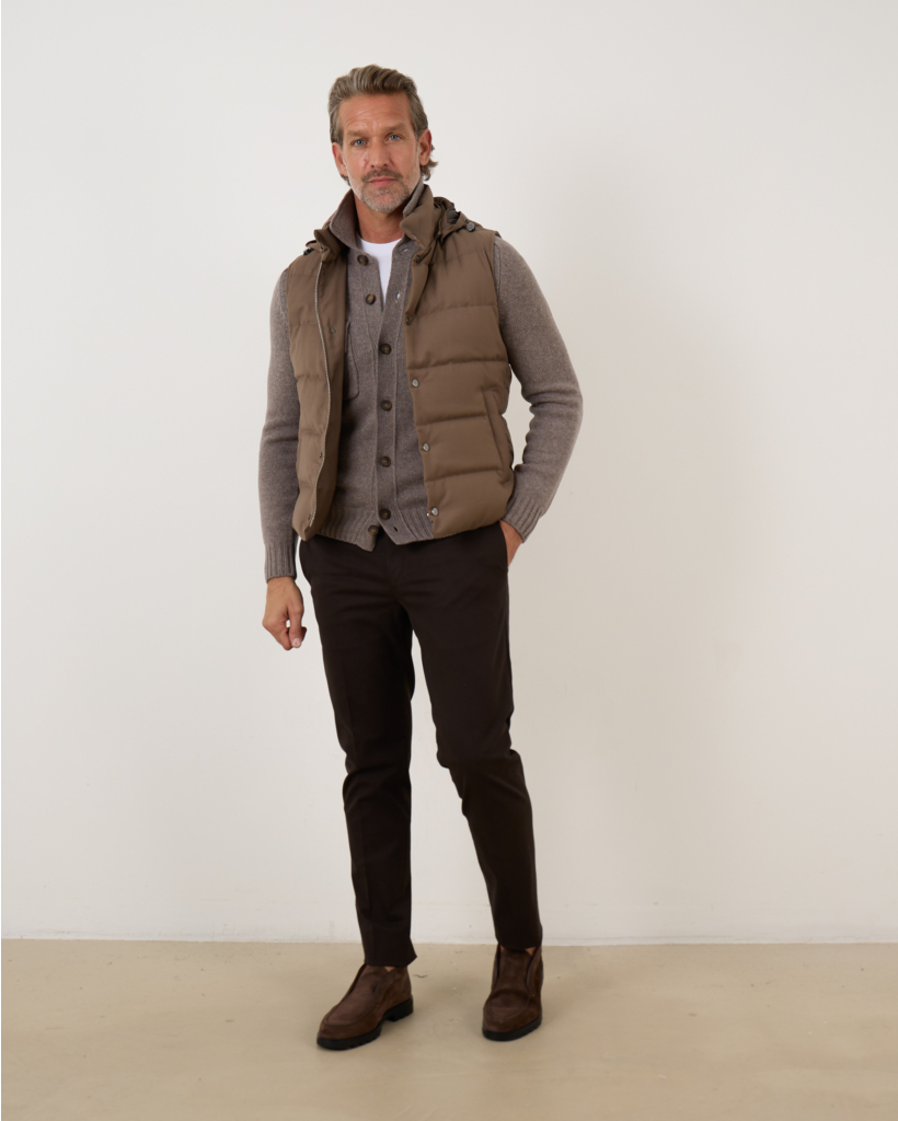 Casual Pantalon Marrone