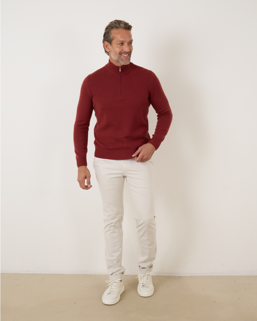 Half Zip Pullover Brique