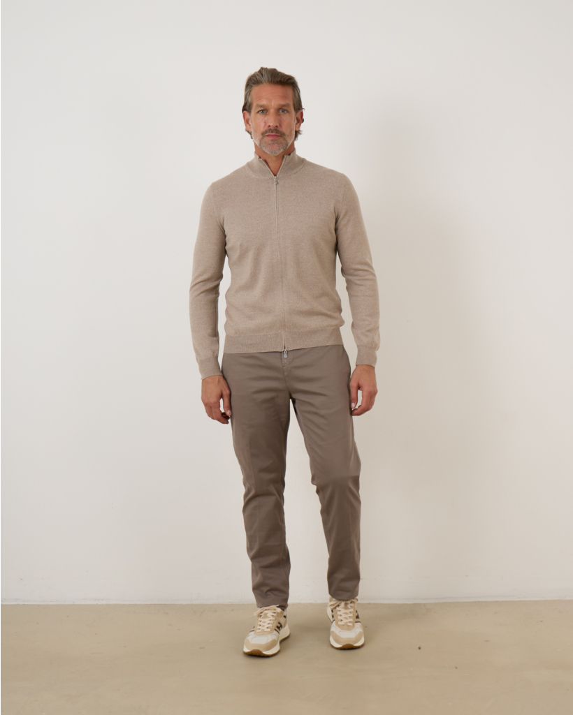 Pullover Vest Zand
