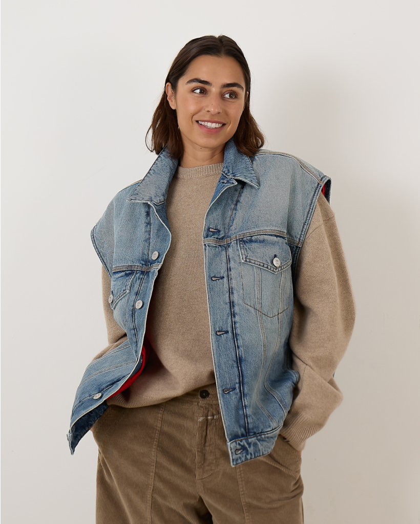 Hopper Sleeveless Jack Blauw