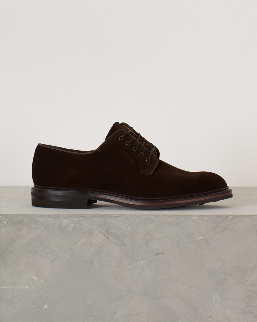 Lanrak 3 Schoen Dark Oak Suede