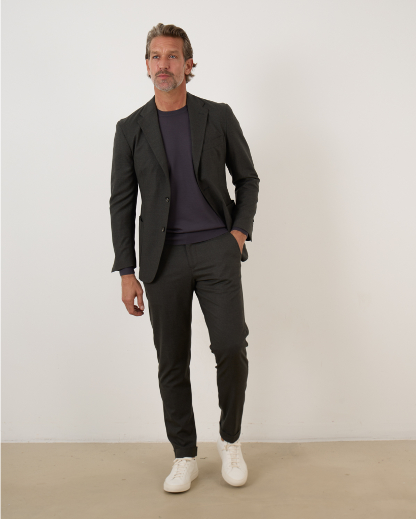 Pullover Wol Antraciet 