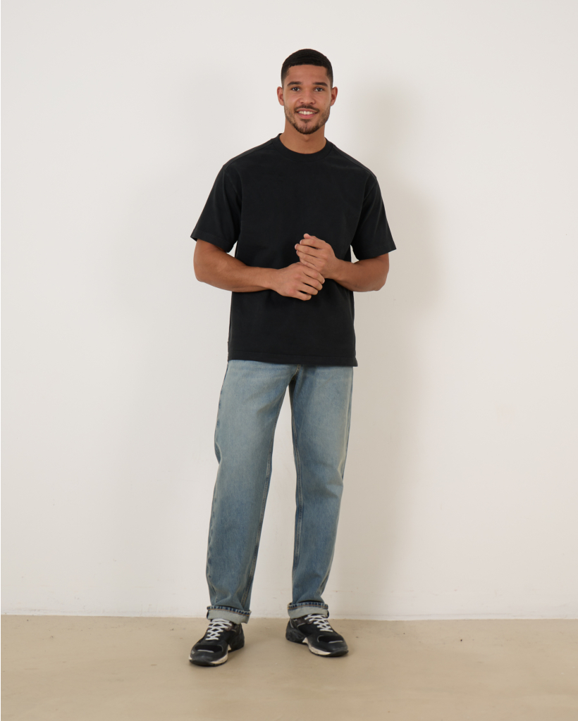 Bruce T-shirt Trashed Black