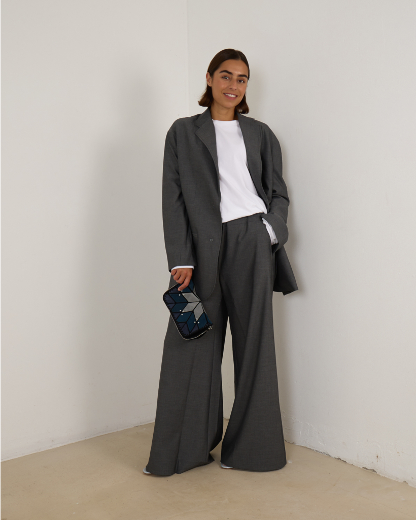 Woody Pantalon Grijs