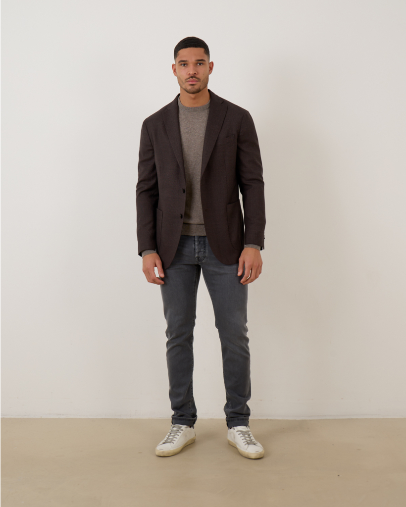 Colbert Single Breasted Donker Bruin