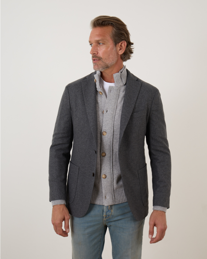 Colbert Single Breasted Mid Grey