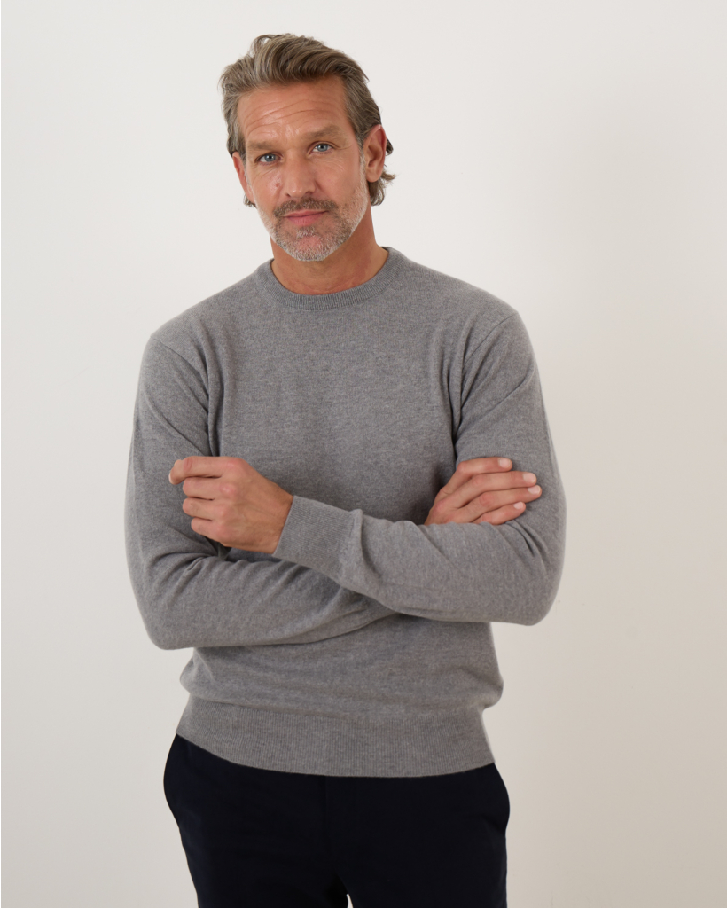 Wool Cashmere Pullover Grey