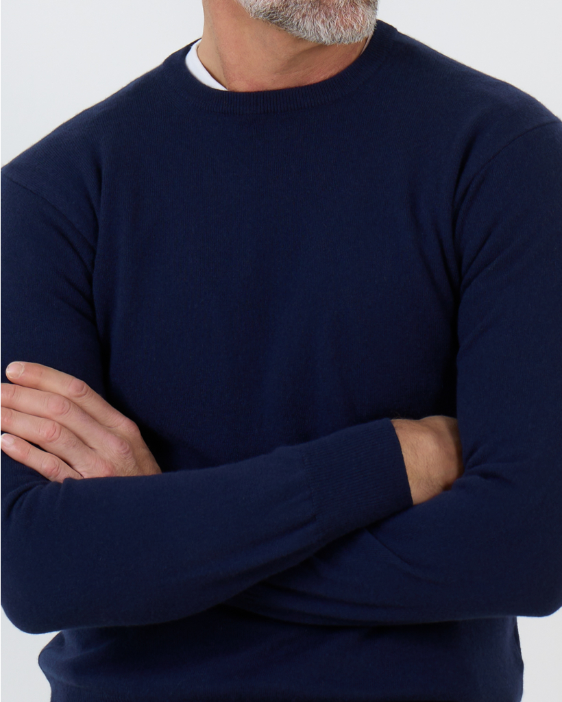pullover ronde hals 21018 navy