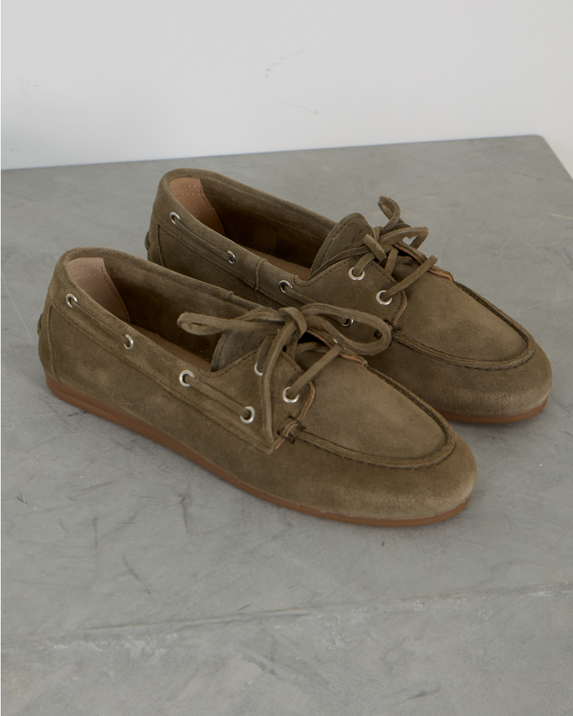 Boat Loafer Brushed Kaki