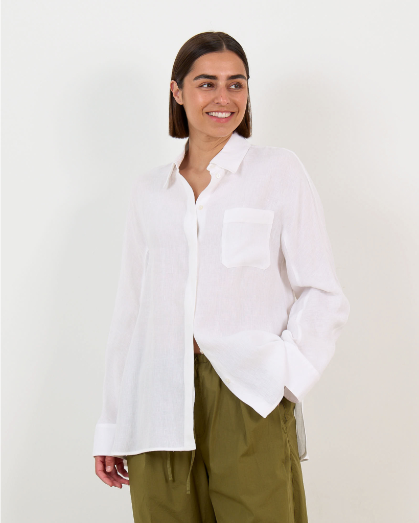 Linnen Blouse Wit