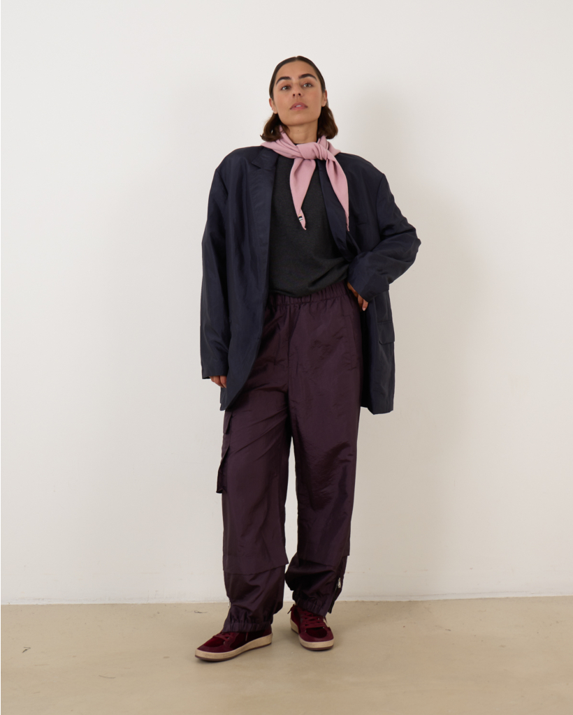 Crispy Nylon Wilt Pull On Jogger